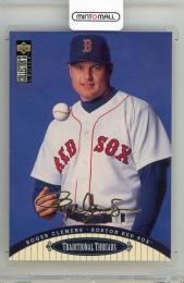 1996 UPPER DECK Collector's Choice Roger Clemens Gold Signature #101 TT Boston Red Sox