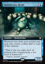 【FDN】【ENG】【Foil】〈454-R-U〉《ホムンクルスの大群/Homunculus Horde》拡張アート版