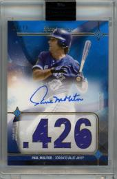 2023 Topps Luminaries Paul Molitor Hit Kings Autograph Relics Blue #HKAR-PM 【01/10(ファーストナンバー)】 Toronto Blue Jays