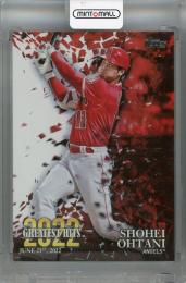 2023 Topps Series 1 Shohei Ohtani 2022 Greatest Hits #22GH-16 Los Angeles Angels