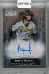 2022 Topps Bowman Sterling Liover Peguero Prospect Autographs #PA-LP ※汚れあり Pittsburgh Pirates
