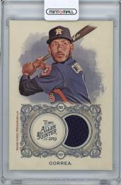 2019 TOPPS Allen & Ginter Carlos Correa Game Used Memorabilia