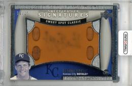 2005 UPPER DECK Sweet Spot Classic George Brett Signatures Sweet Leather #GB【15/25】《カード・サインに経年劣化がございます》 Kansas City Royals