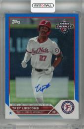 2023 Topps Pro Debut Trey Lipscomb Base Autographs Blue #PD-129【110/150】 Fredericksburg Nationals