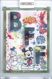 2024 EPOCH ドナルドダック90周年プレミアムコレクションカード DONALD DUCK/MICKEY MOUSE #51P レギュラーパラレル イエロー箔版【145/275】