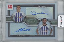 2022-23 TOPPS Tier One Bundesliga Dual Autographs / MARC-OLIVER KEMPF & MARCO RICHTER(Hertha BSC Berlin) 【11/25】
