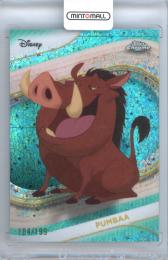 2025 Topps Chrome Disney Pumbaa #99 Base Aqua Mini-Diamonds Refractor【184/199】