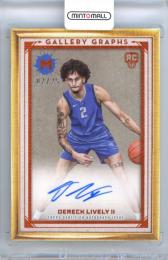 2024 Topps Motif Basketball Dereck Lively Ⅱ #GG-DL Gallery Graph Autograph Cadmium Orange【02/25】 Mavericks