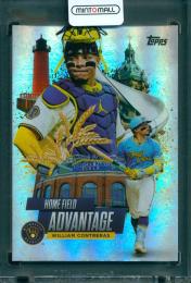 2025 TOPPS SERIES 2 William Contreras HomeField Advantage Milwaukee Brewers