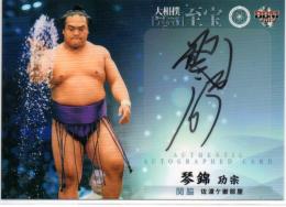 2015 BBM 大相撲LEGEND 至宝  琴錦功宗 直筆サインカード 3/60