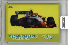 2021 Topps Formula 1 Racing Cards OSCAR PIASTRI Goldparallel【19/50】 F2 - Prema Racing