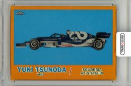 2021 Topps Formula 1 Racing Cards Yuki Tsunoda Orange parallel【01/25】 Scuderia AlphaTauri