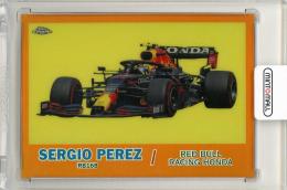 2021 Topps Formula 1 Racing Cards Sergio Perez Orange parallel【21/25】 Red Bull Racing Honda