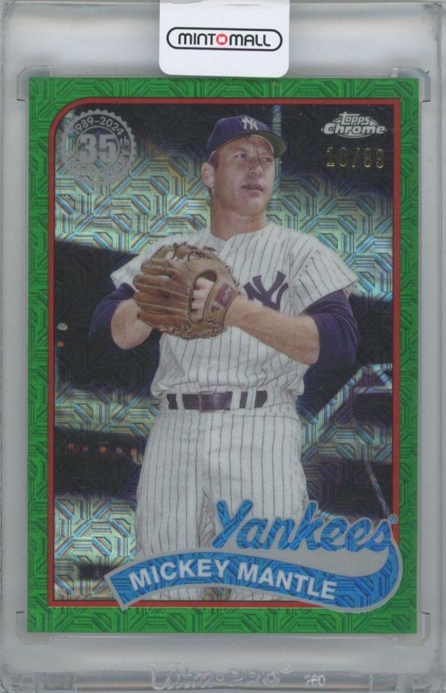 ミントモール / MINT 横浜店 / 2024 TOPPS '89 Topps Silver Pack Chrome Series 2 Green  Refractors / MICKEY MANTLE(New York Yankees) 【10/99】