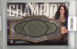 2018 TOPPS WWE Women's Division Commemorative Championship Relics #CCPG Paige 【089/199】