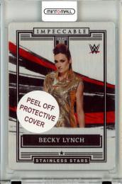 2022 Panini Impeccable WWE  Becky Lynch Stainless Stars 21/99