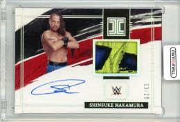 2022 Panini Impeccable WWE  Shinsuke Nakamura Elegance Memorabilia Autograph Holo Silver Parallel 03/25