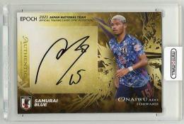 2021 EPOCH 日本代表SE  オナイウ阿道 直筆サインカード 33/50
