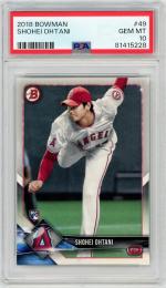 2018 TOPPS Bowman Shohei Ohtani RC #49【PSA10】《Gem-MINT》Los Angeles Angels