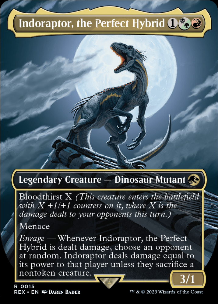 ミントモール / MINT GAMES MTG店 / 【REX】【ENG】【Foil】《究極のハイブリッド恐竜、インドラプトル/Indoraptor,  the Perfect Hybrid》