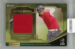 2022 EPOCH JLPGA ROOKIES & WINNERS 内田ことこ AUTHENTIC WEAR【151/240】