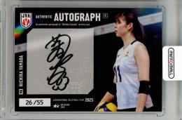 2025 バレーボール女子日本代表 山田二千華 直筆サインカード B【26/55】