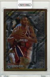 1996-97 Topps Finest Allen Iverson #69 B RC Philadelphia 76ers