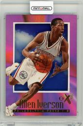 1996-97 Fleer E-X2000 Allen Iverson #53 RC Philadelphia 76ers