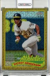 2024 Topps Update Rickey Henderson 89 Topps Silver Pack Chrome Gold Refractors #T89CU61【14/50】《初期傷あり》