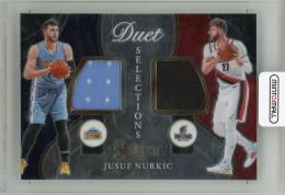 2020-21 Select Duet Selections Memorabilia #3 Jusuf Nurkic  Denver Nuggets, Portland Trail Blazers