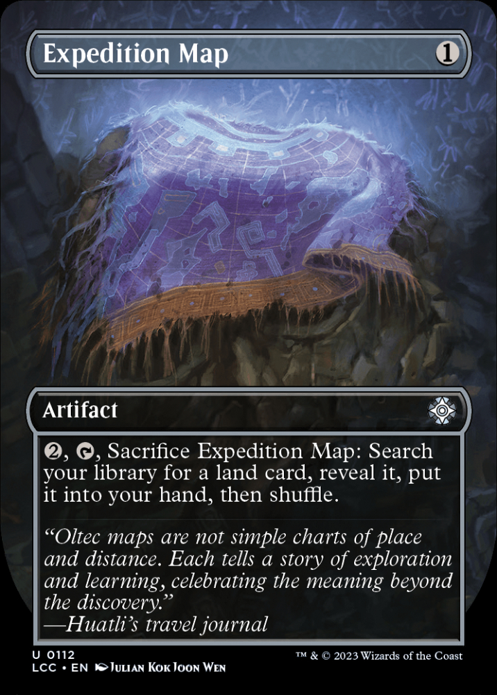 MTG 探検の地図 ボーダーレス foil ミントモール / MINT GAMES MTG(東日本橋) / 【LCC】【ENG