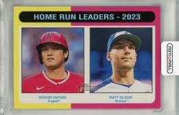 2024 Topps Heritage Matt Olson / Shohei Ohtani League Leaders #307