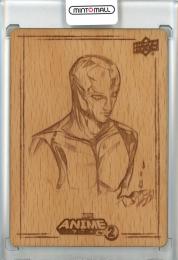 2023 Upper Deck Marvel Anime Vol. 2 Iceman Woodblock Echo/#WH-52