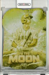 2022 Topps Fire Shohei Ohtani To the Moon Gold Minted #TTM1