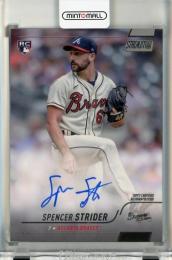 2022 Topps Stadium Club Spencer Strider Autographs RC #SCBASST