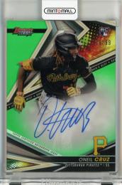 2022 Topps Bowman's Best Oneil Cruz Best of '22 Autographs Green Refractors RC #B22OCR【29/99】