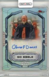 2022 TOPPS Finest Star Wars Oliver Ford Davies as Sio Bibble Autographs #FAOFD