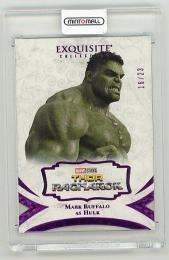 2021 Upper Deck Marvel Black Diamond Mark Ruffalo as Bruce Banner Exquisite Collection Purple#34  16/23