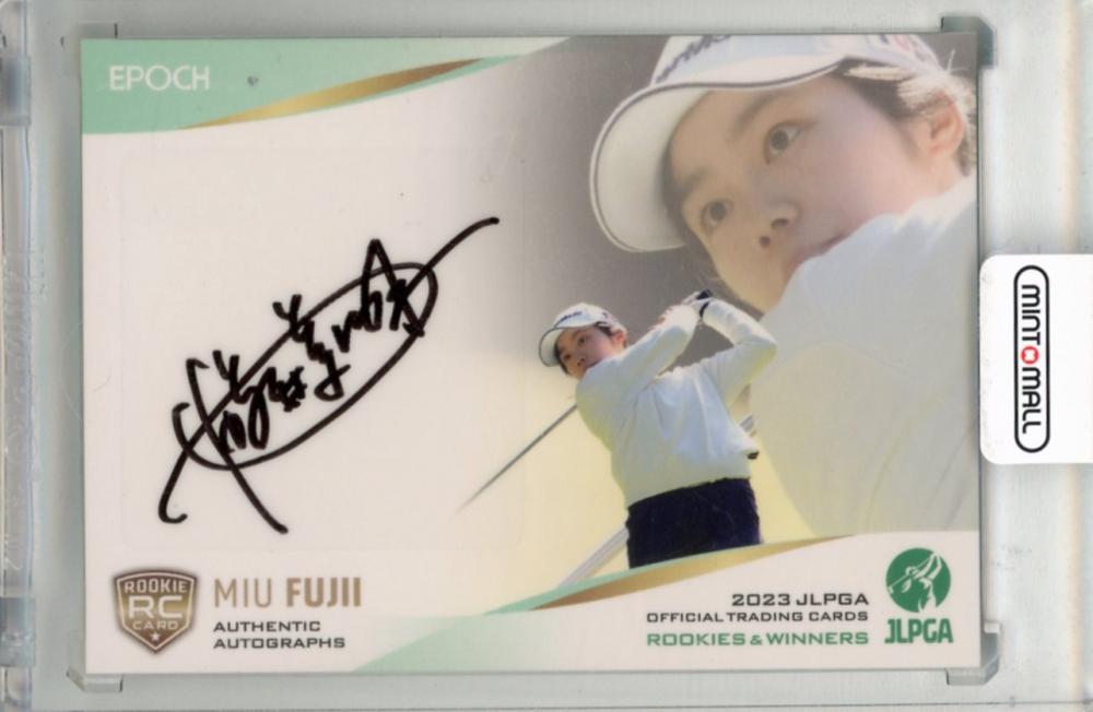 ミントモール / MINT 新宿店 / 2023 EPOCH JLPGA ROOKIES & WINNERS 藤井美羽 直筆サインカード 【091/136】