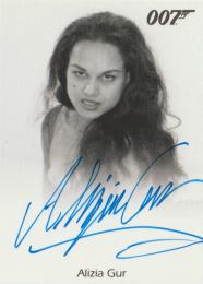 2013 RITTENHOUSE James Bond Autographs and Relics Full Bleed Autograph Alizia Gur