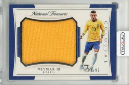 2018 PANINI National Treasures Neymar Jr. Colossal Materials #12【64/99】 Brazil