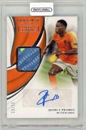 2018-19 Panini Immaculate Collection Quincy Promes Boot Signatures【13/50】 Netherlands