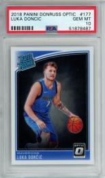 2018-19 Panini Donruss Optic Luka Doncic Rated Rookie/#177【PSA10】 Dallas Mavericks