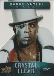 2020 UPPER DECK James Bond Villains and Henchmen Crystal Clear Geoffrey Holder as Baron Samedi