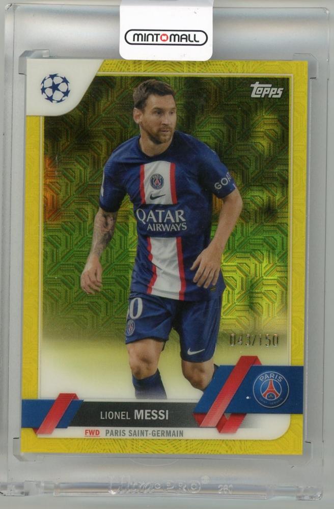 ミントモール / MINT 新宿店 / 2022-23 TOPPS UEFA Champions League Japan Edition  Yellow Mojo #1 Lionel Messi Paris Saint-Germain 【043/150】