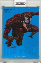 2017 FLEER Ultra Spider-Man Carnage Marvel Metal PMG Blue #MM14【02/49】
