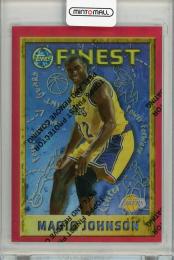 1995-96 Finest Refractors #252  Magic Johnson  Los Angeles Lakers