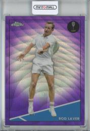 2021 Topps Chrome Tennis  Rod Laver #38 Purple Wave Refractors 198/199