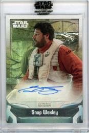 2021 TOPPS Star Wars Signature Series  Greg Grunberg as Snap Wexley Autographs #AGG star wars