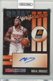 2020-21 PANINI Hoops  Mikal Bridges Great SIGnificance #12  Phoenix Suns